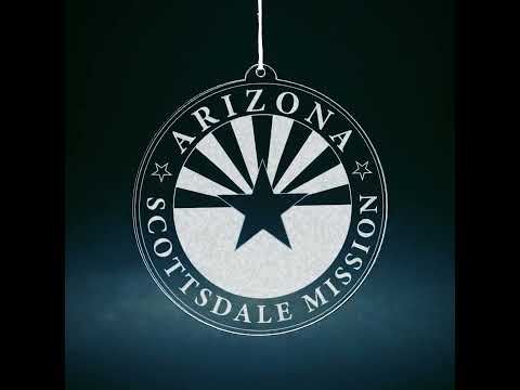 Arizona Scottsdale Mission Christmas Ornament