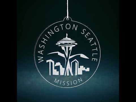 Washington Seattle Mission Christmas Ornament