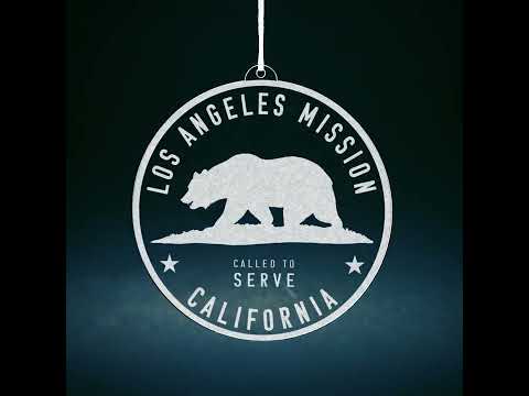 California Los Angeles Mission Christmas Ornament