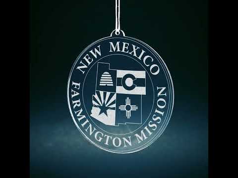 New Mexico Farmington Mission Christmas Ornament