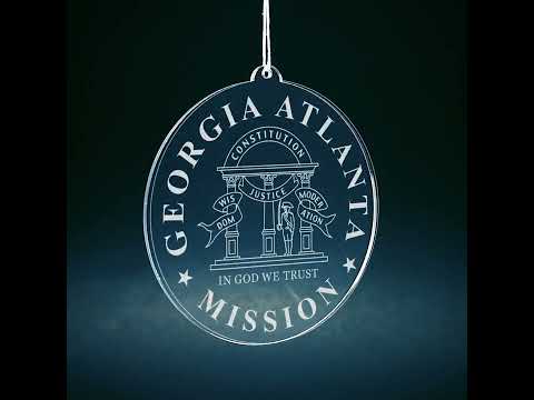 Georgia Atlanta Mission Christmas Ornament