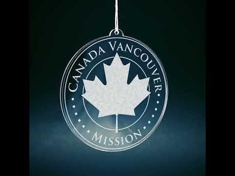 Canada Vancouver Mission Christmas Ornament