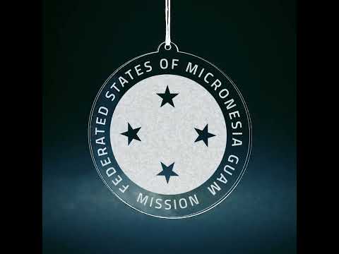 Federated States of Micronesia Guam Mission Christmas Ornament