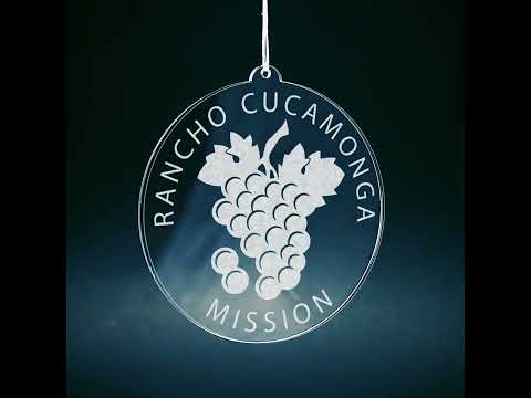 California Rancho Cucamonga Mission Christmas Ornament