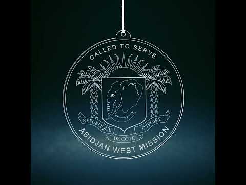 Côte d'Ivoire Abidjan West Mission Christmas Ornament