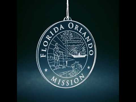Florida Orlando Mission Christmas Ornament