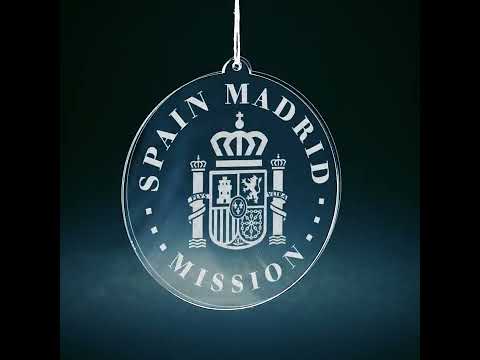 Spain Madrid Mission Christmas Ornament