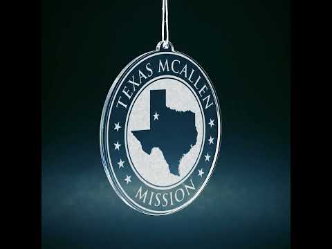 Texas McAllen Mission Christmas Ornament