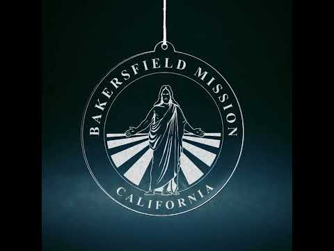 California Bakersfield Mission Christmas Ornament