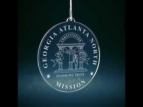 Georgia Atlanta North Mission Christmas Ornament