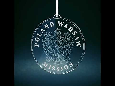 Poland Warsaw Mission Christmas Ornament