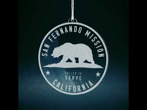 California San Fernando Mission Christmas Ornament