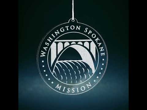 Washington Spokane Mission Christmas Ornament