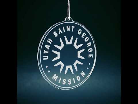 Utah Saint George Mission Christmas Ornament