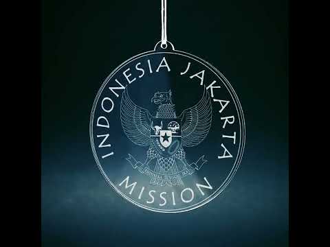 Indonesia Jakarta Mission Christmas Ornament