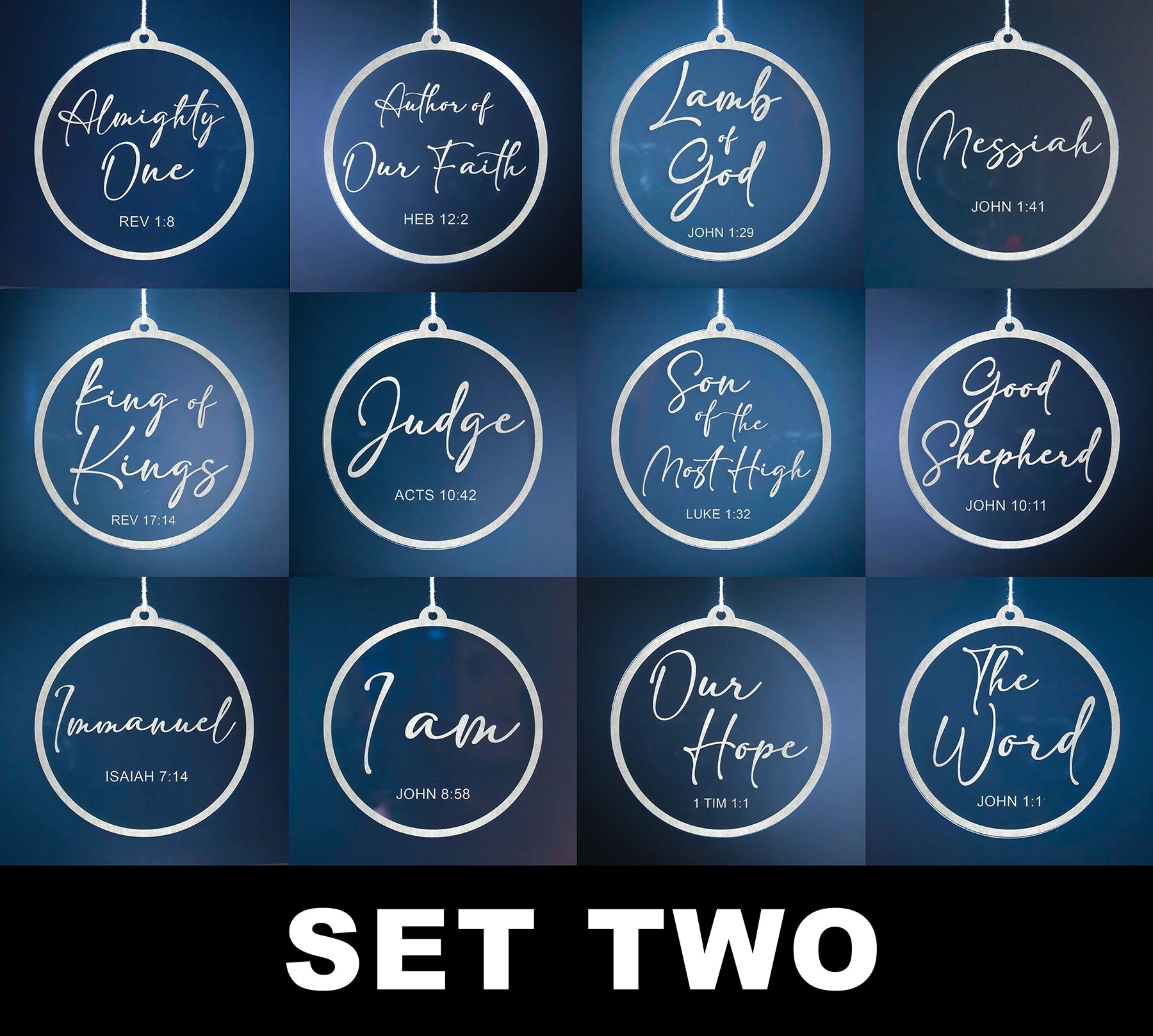 12 Names of Christ (Set 2)