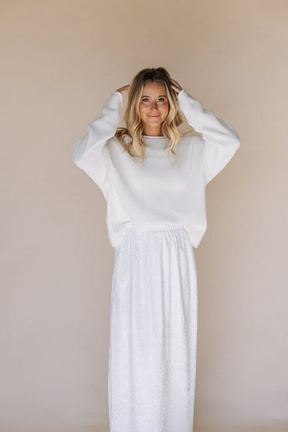 Hannah Skirt in White