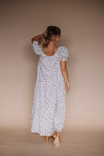 Bella Maxi Dress in White