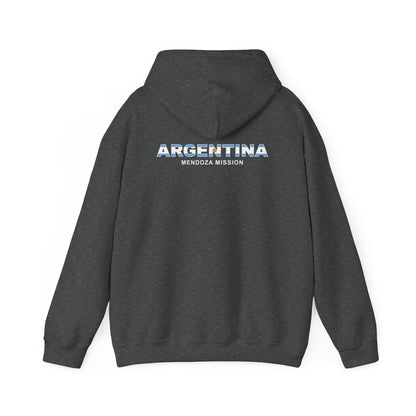 Argentina Mendoza Mission Flag Title Back Hoodie