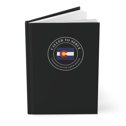 Colorado Denver North Mission Flag Map Called to Serve Black Hardcover Journal Matte