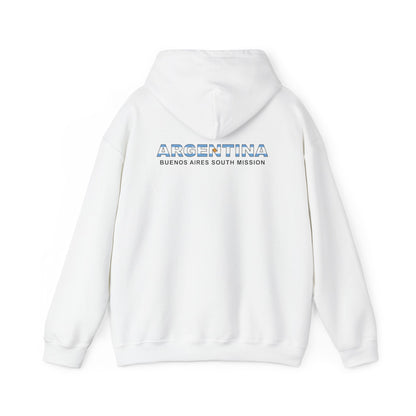 Argentina Buenos Aires South Mission Flag Title Back Hoodie
