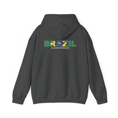 Brazil Salvador Mission Flag Title Back Hoodie