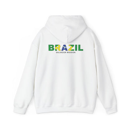 Brazil Salvador Mission Flag Title Back Hoodie