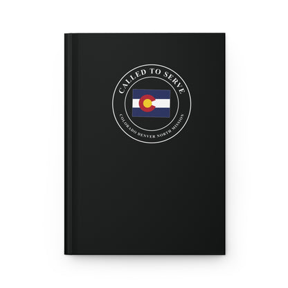 Colorado Denver North Mission Flag Map Called to Serve Black Hardcover Journal Matte