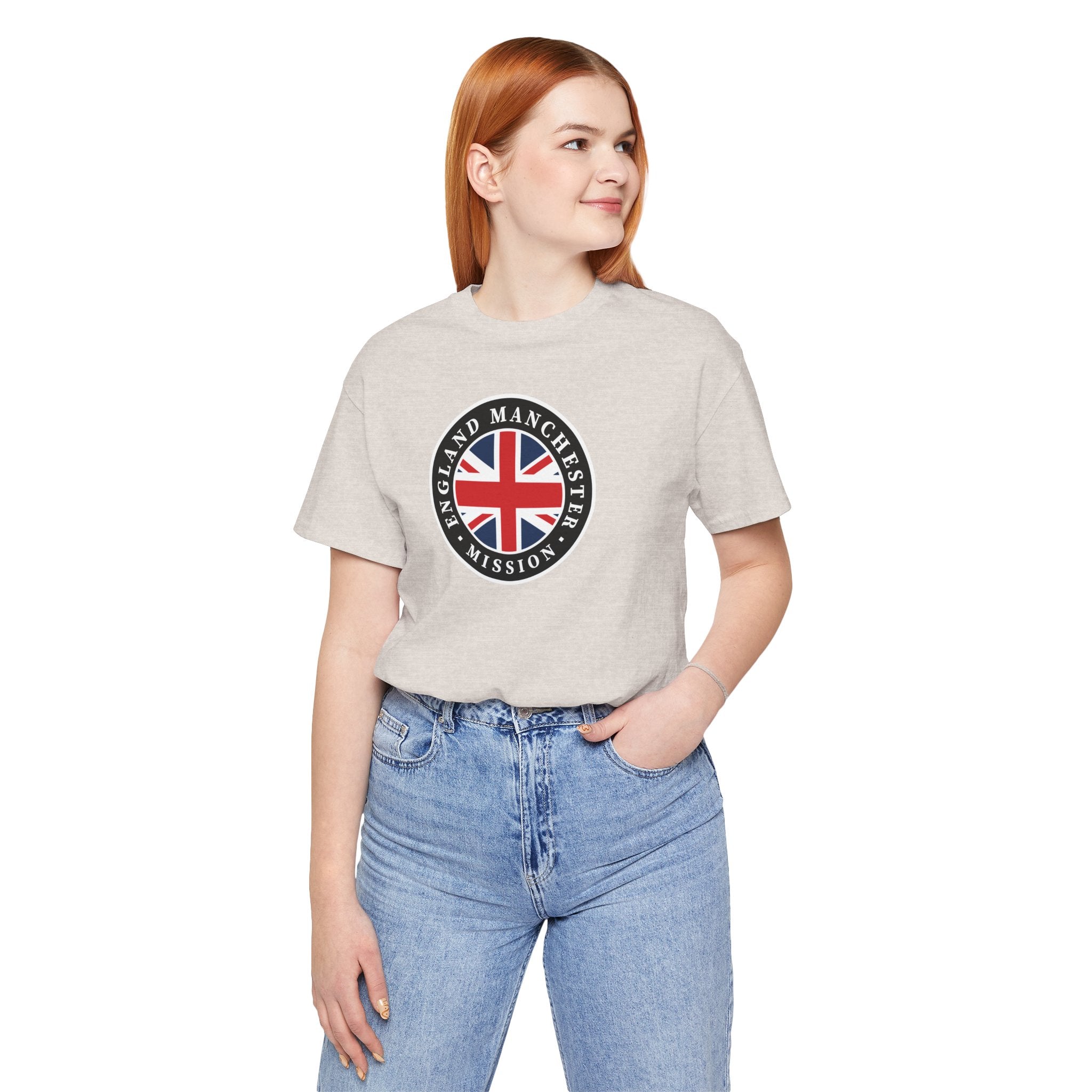 England Manchester Mission Flag Logo (Black Border) T-shirt