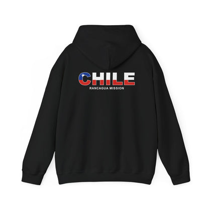 Chile Rancagua Mission Flag Title Back Hoodie
