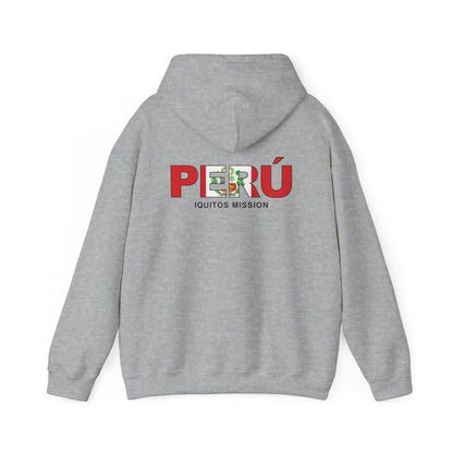 Peru Iquitos Mission Flag Title Back Hoodie