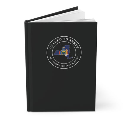 New York Syracuse Mission Flag Map Called to Serve Black Hardcover Journal Matte