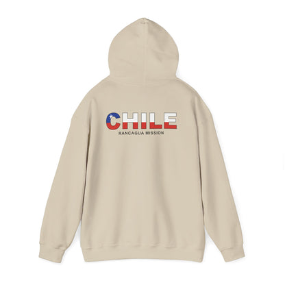 Chile Rancagua Mission Flag Title Back Hoodie