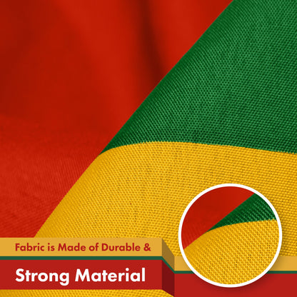 G128 Lithuania Lithuanian Flag 3x5 Ft 150D Printed Polyester