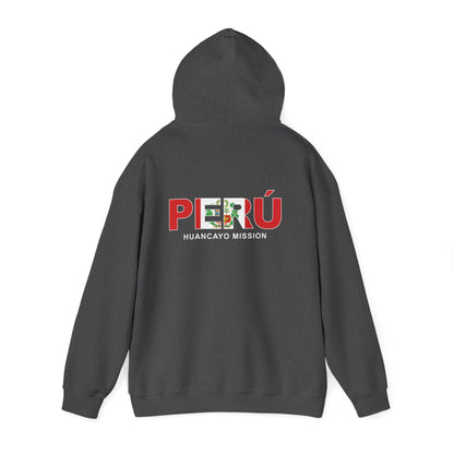 Peru Huancayo Mission Flag Title Back Hoodie
