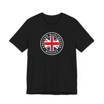 England Manchester Mission Flag Logo (Black Border) T-shirt