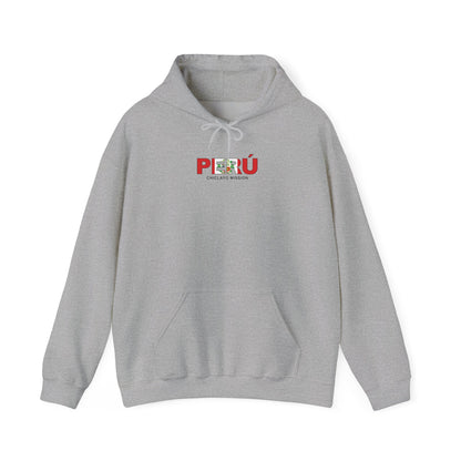 Peru Lima Central Mission Flag Title Back Hoodie