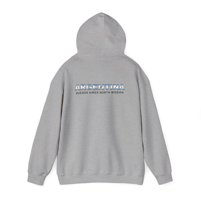 Argentina Buenos Aires North Mission Flag Title Back Hoodie