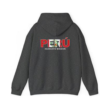 Peru Huancayo Mission Flag Title Back Hoodie