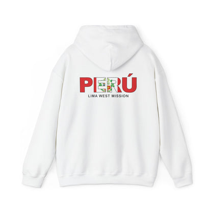 Peru Lima West Mission Flag Title Back Hoodie