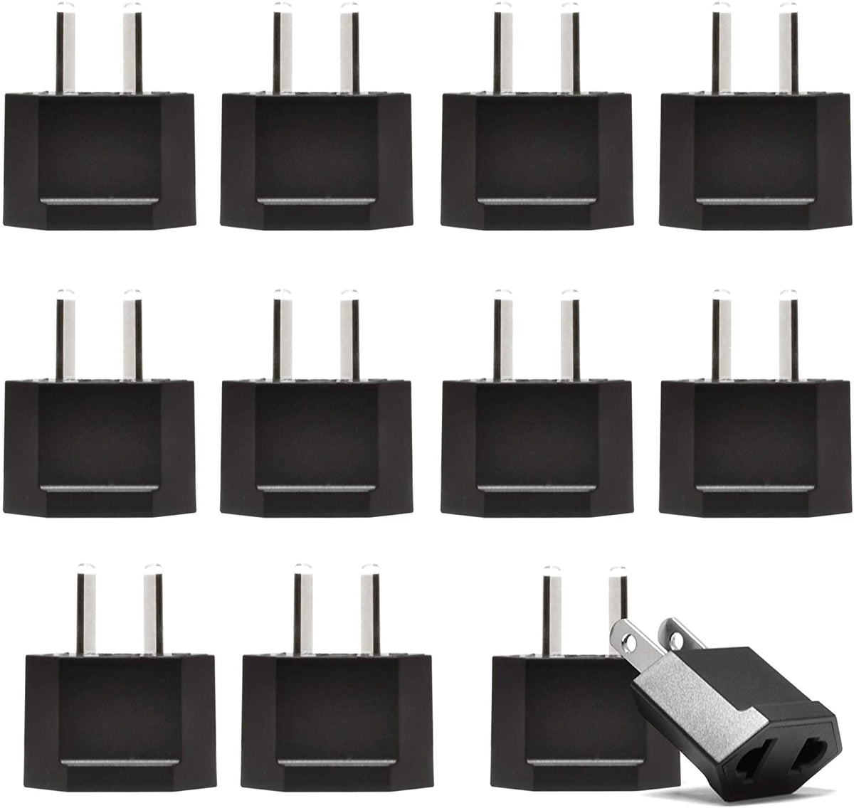 USA to Australia/China Plug Adapter - Non-Grounded (UP-6AU-12AU)