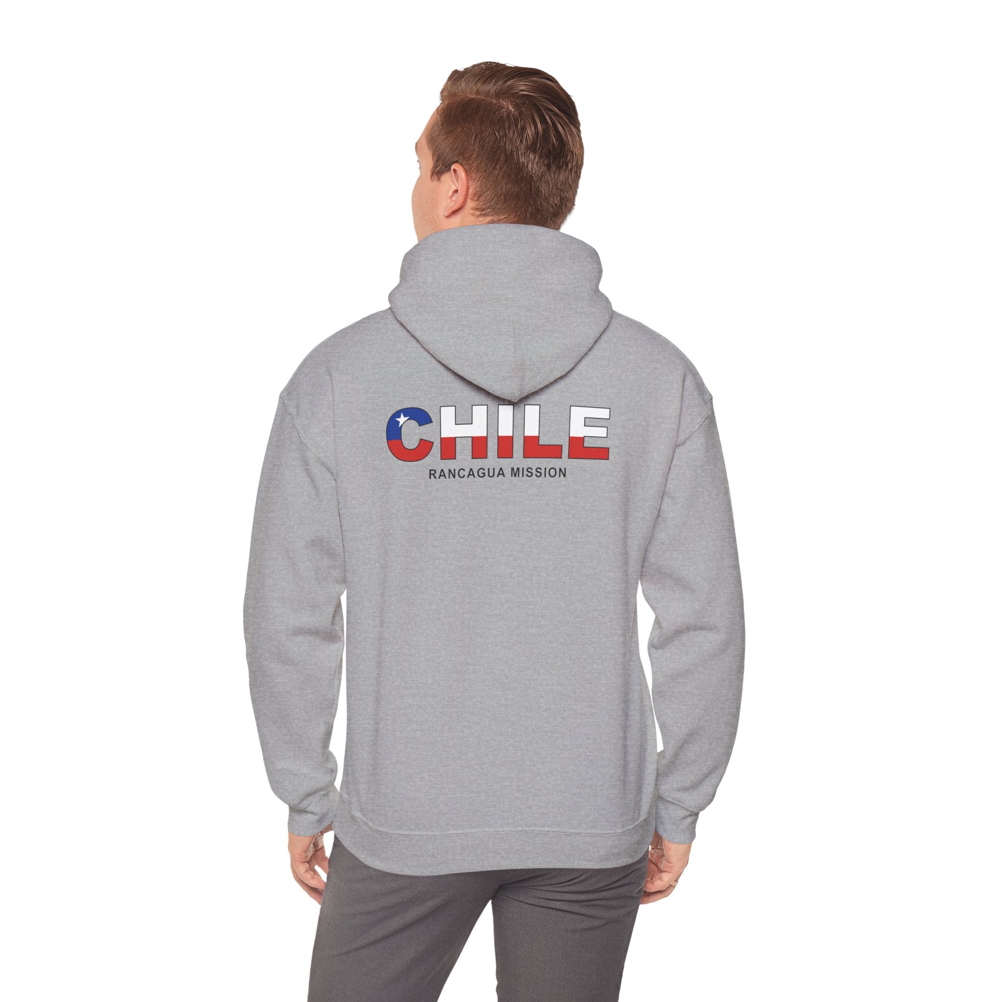 Chile Rancagua Mission Flag Title Back Hoodie