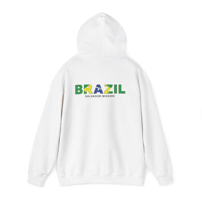 Brazil Salvador Mission Flag Title Back Hoodie