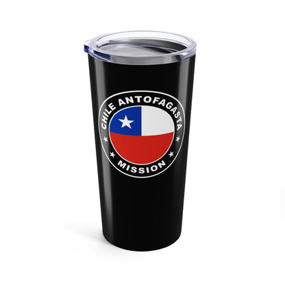 Chile Antofagasta Mission Flag Logo Tumbler 20oz Black