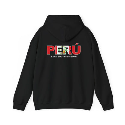 Peru Lima South Mission Flag Title Back Hoodie
