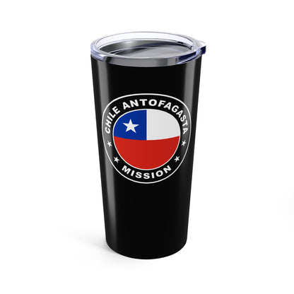 Chile Antofagasta Mission Flag Logo Tumbler 20oz Black