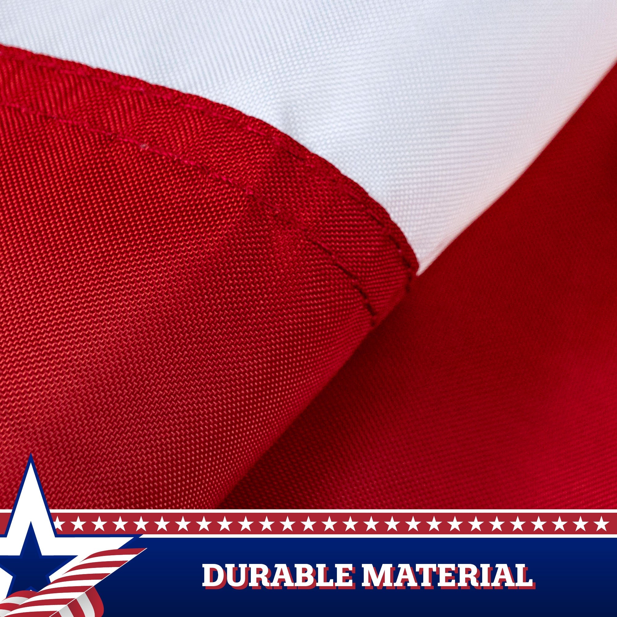 USA Pleated Fan Flag, 1.5x3 Feet American USA Bunting Decoration Flags Printed Patriotic Stars & Stripes with Canvas Header and Brass Grommets