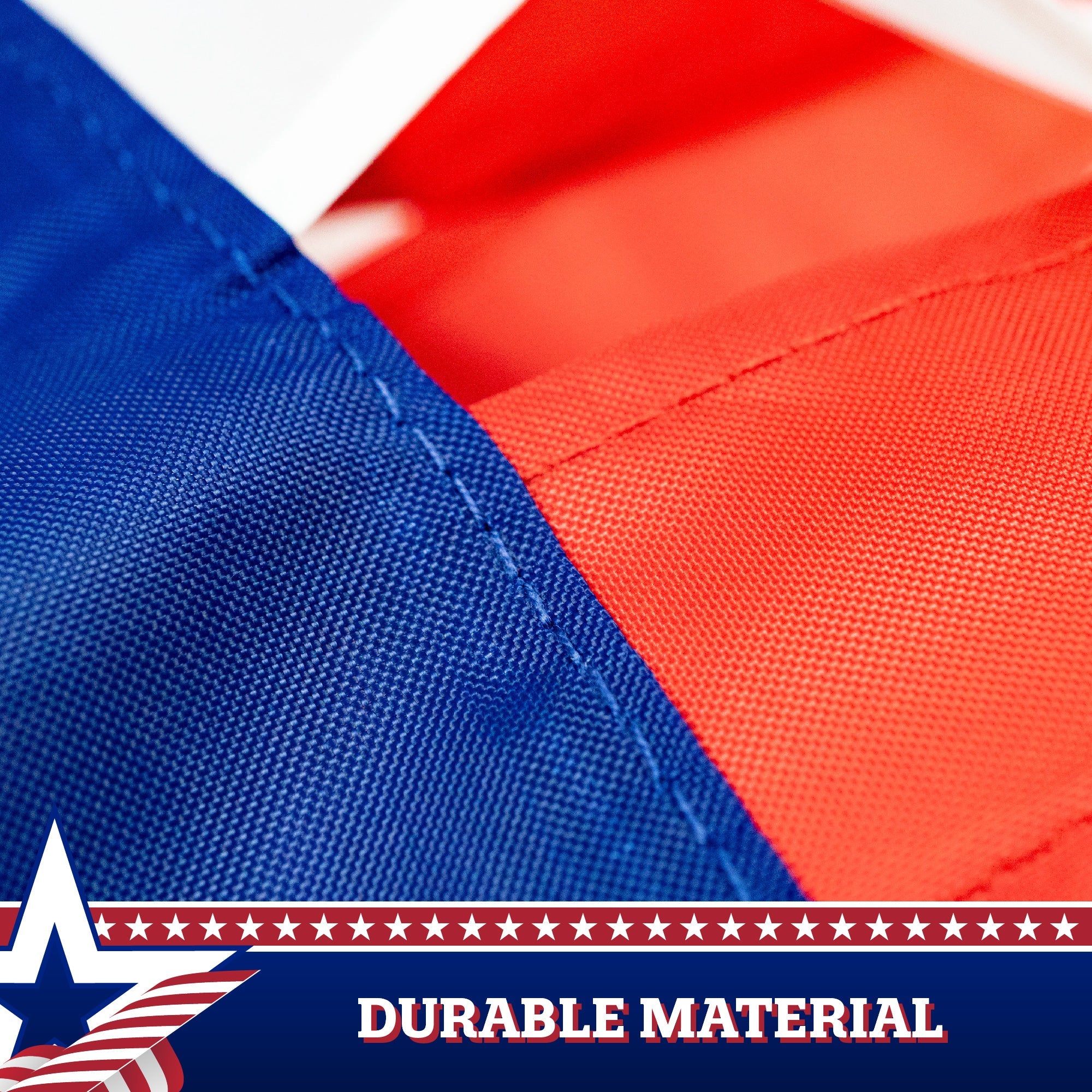 G128 American USA Windsock | 60 Inch | Embroidered 210D Polyester, Patriotic Hanging Decoration
