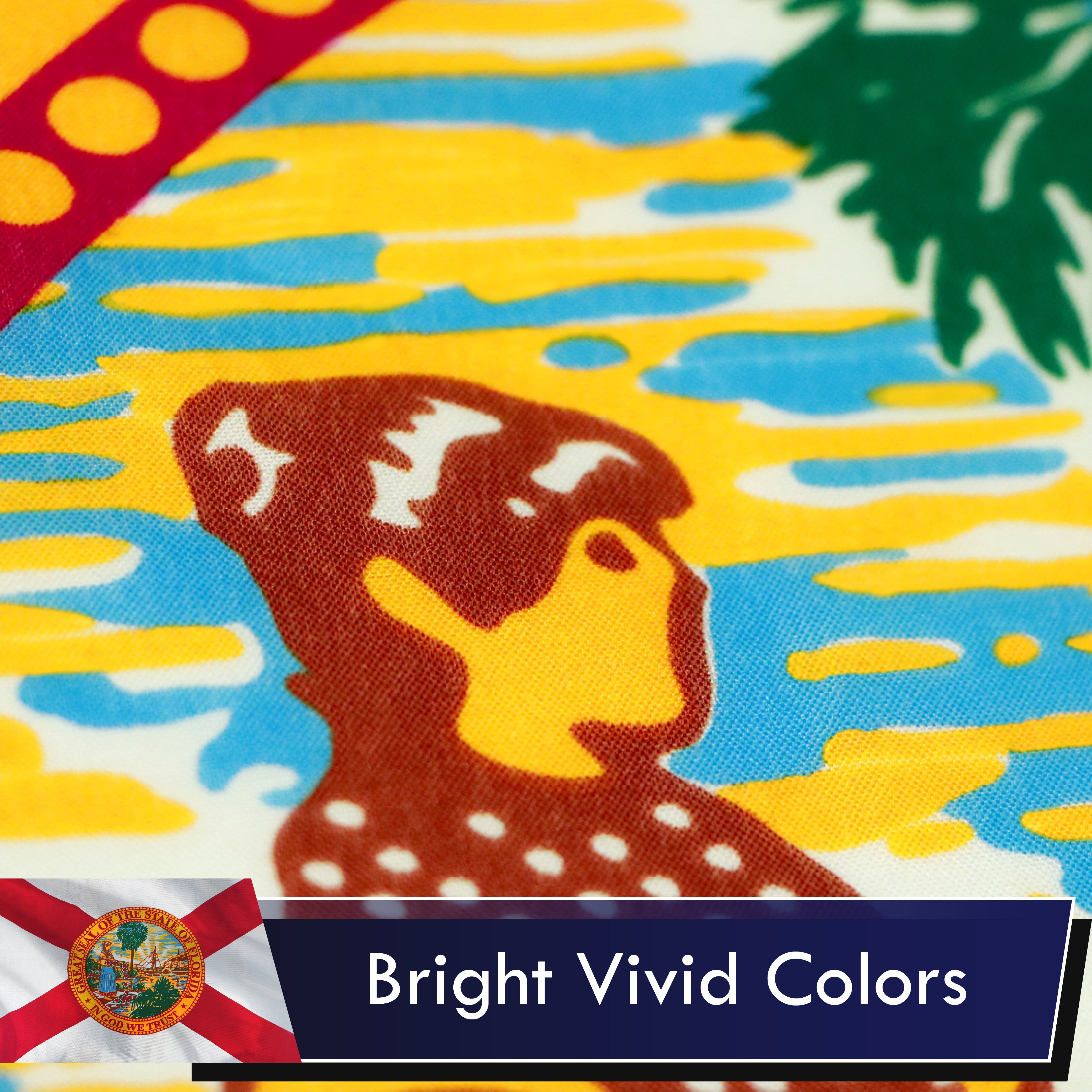 Florida State Flag 75D Printed Polyester 3x5 Ft