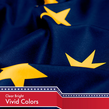 Alaska State Flag 150D Printed Polyester 3x5 Ft